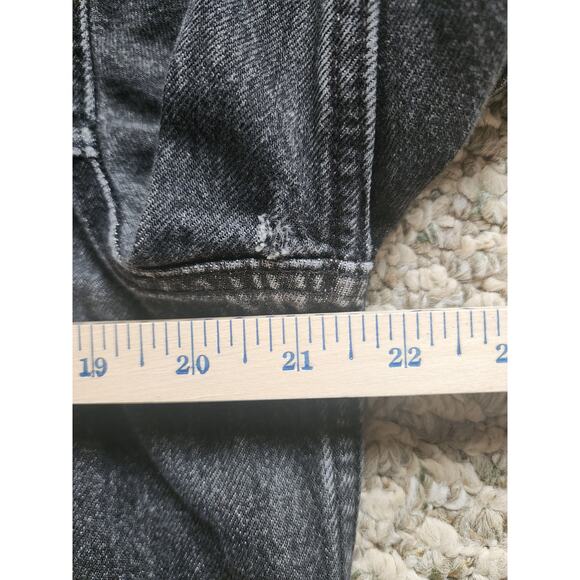 Levi's Original Trucker Denim Jean Jacket Size M Black Rigid Wash Button Front - Picture 4 of 6